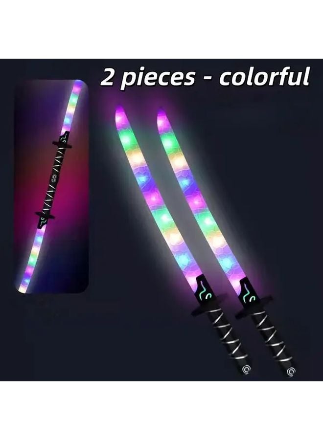 Ninja Sword Accessories Anime Katana With Metallic Foam Blade And Realistic Hilt 2 Colors - Image 4